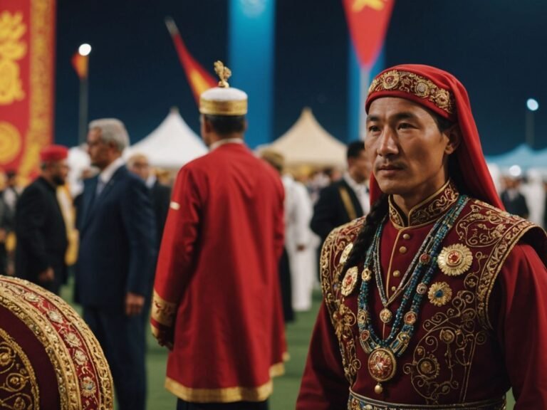 Kyrgyzstan's cultural heritage showcased in Qatar event.